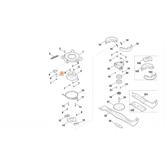 STIHL  Podkładka 6,4 9307 021 0140